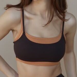 Milkstain Layered Bra